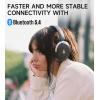 imageAtom Max  Hybrid Active Noise Cancelling Headphones HiRes Audio Wireless OverEar Foldable 45H Playtime Fast Charging Customize via an App Bluetooth v54 ANC Headphones BlackBlack