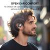 imageEdifier Air 2 Open Ear Earbuds with Ear Loops Bluetooth 53 Open Ear Wireless Headphones with Boosted Bass Builtin ENC Mic 28H Playtime RGB Silicone Earhook for Workout Running Gaming  BlackBlack