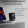 imageEdifier Computer Speakers with Bluetooth 53 for Desktop  Laptop  Mac  Monitor 20 USB Powered PC Speaker System Deep Bass Balanced Stereo 35mm AuxIn Plug and PlayBy Bluetooth