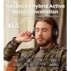 imageEdifier ES850NB Active Noise Cancelling Headphones Over Ear Bluetooth Headset 92H Playtime Wired ampamp Wireless HiRes Audio Certified Fast Charging Clear Calls for Home Office Travel BlackBlack