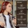 imageEdifier ES850NB Active Noise Cancelling Headphones Over Ear Bluetooth Headset 92H Playtime Wired ampamp Wireless HiRes Audio Certified Fast Charging Clear Calls for Home Office Travel BlackBrown