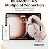 imageEdifier ES850NB Active Noise Cancelling Headphones Over Ear Bluetooth Headset 92H Playtime Wired ampamp Wireless HiRes Audio Certified Fast Charging Clear Calls for Home Office Travel BlackPink