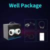 imageEdifier G2000 32W PC Gaming Computer Speakers for Laptop Mac Desktop Computer Woofer Speakers Bluetooth USB 35mm AUX Inputs RGB Lights Multimedia Speakers BlackWhite