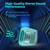 imageEdifier G2000 32W PC Gaming Computer Speakers for Laptop Mac Desktop Computer Woofer Speakers Bluetooth USB 35mm AUX Inputs RGB Lights Multimedia Speakers BlackWhite