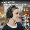 imageEdifier H9 Hybrid Active Noise Cancelling Headphones Bluetooth 54 Over Ear Headphones Wireless with 75H Playtime HiRes Audio Spatial Audio Multipoint Connection Clear Calls Foldable  GreyWhite
