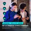 imageEdifier Hecate G2BT Wireless Gaming Headset for Mobile PhonesTabletsLaptopsSwitch Noise Cancelling Bluetooth Headphones with Dual Microphones Ultra Low Latency Dual Modes RGB Lighting BlackGray