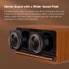 imageEdifier MP230 Portable Bluetooth Speaker Wireless Speaker with Stereo Sound for Outdoor Travel 10Hour Playtime Supports USB SoundcardMicro SD 20W RMS  Black Greenbrown