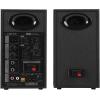imageEdifier MR3 Powered Studio Monitor Speakers HiRes Audio Certified Bluetooth V54 Active Bookshelf Loudspeakers 20 Computer Speaker with Headphone Output RCA AUX Balanced TRS Input  Black PairBlack