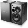 imageEdifier R1280DB Powered Bluetooth Bookshelf Speakers  Optical Input  Wireless Studio Monitors  4 Inch Near Field Speaker  42w RMS  Wood GrainBlack