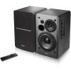 imageEdifier R1280DBs Active Bluetooth Bookshelf Speakers with T5 8Inch Powered Subwoofer Bundle  20 Wireless Studio Monitor Speaker Set with Optical Input  Black