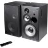 imageEdifier R2850DB Powered Bluetooth Bookshelf Speakers Active NearField Studio Monitors 150W RMS 3Way Sound Monitor Speaker with Subwoofer Line Out Black Pair