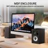 imageEdifier R990BT Bluetooth Computer Speakers  20 Active Bookshelf Speaker  Powered Studio Monitor for PC Smartphone Tablet  MDF Enclosure  24W RMS Pair