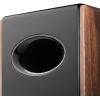 imageEdifier S2000MKIII Coaxial Bluetooth Optical and RCA Bookshelf 2 Speakers NearField Active TriAmped 130w Studio Monitor for Audiophiles with Wireless Linein and FiberOptic Input Walnut