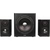 imageEdifier S350DB Wireless Bluetooth Speaker System Bookshelf Speakers Set 150W RMS Output Connect with OpticalCoaxialBluetoothDual RCABlack
