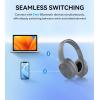 imageEdifier W600BT Wireless OverEar Headphones Bluetooth V51 Crystal Clear Call 40mm Drivers 30H Playtime Connect to 2 Devices Builtin Microphone Lightweight for Travel Home Office  GrayGray