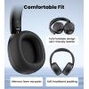 imageEdifier W80 Over Ear Headphones with 49dB Active Noise Cancelling LDAC HiRes Wired ampamp Wireless AI Clear Call Fast Charging Multipoint Connection Bluetooth V54  IvoryBlack