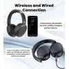 imageEdifier W80 Over Ear Headphones with 49dB Active Noise Cancelling LDAC HiRes Wired ampamp Wireless AI Clear Call Fast Charging Multipoint Connection Bluetooth V54  IvoryBlack