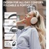 imageEdifier W800BT Pro Hybrid Active Noise Cancelling Headphones  HiRes Audio  AI Call Noise Cancellation  45H Playtime  Fast Charging  Foldable  Wireless OverEar Bluetooth 54 Headphones  IvoryIvory