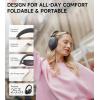 imageEdifier W800BT Pro Hybrid Active Noise Cancelling Headphones  HiRes Audio  AI Call Noise Cancellation  45H Playtime  Fast Charging  Foldable  Wireless OverEar Bluetooth 54 Headphones  IvoryGray
