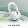 imageEdifier W800BT SE Wireless OverEar Bluetooth 54 Headphones  AI Call Noise Cancellation  45H Playtime  Fast Charging  Dual Device Game Mode  Foldable  WhiteWhite