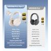 imageEdifier W820NB Plus Gen 2 Wireless OverEar Noise Cancelling Headphone 49 dB ANC LDAC HiRes Audio 88H Playtime Spatial Sound Volume Guard Bluetooth V61 ampamp Multipoint Fast Charge  IvoryIvory