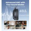 imageEdifier W820NB Plus Gen 2 Wireless OverEar Noise Cancelling Headphone 49 dB ANC LDAC HiRes Audio 88H Playtime Spatial Sound Volume Guard Bluetooth V61 ampamp Multipoint Fast Charge  IvoryDark Gray