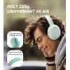imageEdifier W820NB Plus Hybrid Active Noise Cancelling Headphones  LDAC Codec  HiRes Audio Wireless ampamp Wired  Fast Charge  49H Playtime  Over Ear Bluetooth V52 Headphones BlackGreen