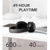 imageEdifier W820NB Plus Hybrid Active Noise Cancelling Headphones  LDAC Codec  HiRes Audio Wireless ampamp Wired  Fast Charge  49H Playtime  Over Ear Bluetooth V52 Headphones BlackBlack