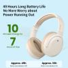 imageEdifier W820NB Plus OverEar Active Noise Cancelling Headphones Clear Calls with Deep Noise ReductionBluetooth Headphones with LDAC for Hi Res Wireless Audio Comfortable FitBluetooth 52 BlueIvory
