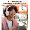 imageEdifier W830NB Wireless Over Ear Headphones with 45dB Active Noise Cancelling 94H Playtime LDAC HiRes Sound Spatial Audio Fast Charging Multipoint Connection Bluetooth V54  IvorySANDWHITE