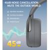 imageEdifier W830NB Wireless Over Ear Headphones with 45dB Active Noise Cancelling 94H Playtime LDAC HiRes Sound Spatial Audio Fast Charging Multipoint Connection Bluetooth V54  IvoryGRAY