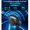 imageEdifier W830NB Wireless Over Ear Headphones with 45dB Active Noise Cancelling 94H Playtime LDAC HiRes Sound Spatial Audio Fast Charging Multipoint Connection Bluetooth V54  IvoryBLACK