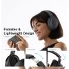 imageEdifier WH700NB Wireless Active Noise Cancellation OverEar Headphones Bluetooth 53 Foldable Lightweight Headset Dual Device Connection 68Hour Battery Life for Travel Home Office  Navy BlueGray