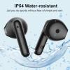 imageEdifier X2 Bluetooth Wireless Headphones Earbuds with Microphone Lightweight Stereo in Ear Earphones 28H Playtime with Charging Case WhiteBlack