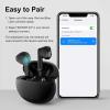imageEdifier X2 Bluetooth Wireless Headphones Earbuds with Microphone Lightweight Stereo in Ear Earphones 28H Playtime with Charging Case WhiteBlack