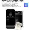 imageEdifier X5 Pro Active Noise Cancelling Earbuds with AIEnhanced Calls Fast Charge Game Mode App Customization IP55 Waterproof True Wireless Bluetooth 53 Technology  BlackBlack