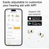 imageWireless Hearing Aids Rechargeable Hearing Aids with Bluetooth Active Noise Cancellation Smart Hearing Aids for Seniors Adults OTC Hearing Aids with APP Control HighFidelity Sound