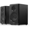 imageEdifier R33BT Active Bluetooth Computer Speakers  20 Bookshelf Speaker  Powered Studio Monitor Black  Pair