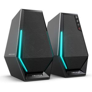 imageEdifier G1500 Computer Speakers Hecate Gaming Speakers with RGB Bluetooth 53 USB Input 35mm AUX Input Supported Black