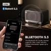 imageEdifier D32 Tabletop Wireless Speakers 60W RMS HiRes Audio Bluetooth 53 Speaker Support LDAC Portable Retro Wooden Compatible with AirPlay2 USBC and AUX Inputs 11 Hours Playtime BlackBlack