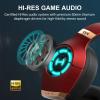 imageEdifier Hecate GX HiRes Gaming Headset for PS4 PS5 PCSwitchXbox Gamepad  USBTypeC35mm Wired Gaming Headphones with Microphone RGB Lighting  ENC Noise Cancelling  50mm Driver Red