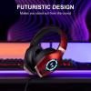 imageEdifier Hecate GX HiRes Gaming Headset for PS4 PS5 PCSwitchXbox Gamepad  USBTypeC35mm Wired Gaming Headphones with Microphone RGB Lighting  ENC Noise Cancelling  50mm Driver Red