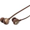 imageEdifier P293 Plus Computer Headset inEar Earphones Inline Volume Playback Controls Flat L Shaped Cable Comfortable Eartips  BlackBrown