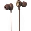 imageEdifier P293 Plus Computer Headset inEar Earphones Inline Volume Playback Controls Flat L Shaped Cable Comfortable Eartips  BlackBrown