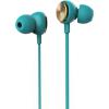 imageEdifier P293 Plus Computer Headset inEar Earphones Inline Volume Playback Controls Flat L Shaped Cable Comfortable Eartips  BlackGreen