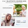 imageEdifier Rechargeable OTC Hearing Aids for Seniors ampamp Adults Bluetooth Neckband Earphones with Noise Cancelling ampamp No Whistling 2 Sound Modes ampamp 5 Volume Levels Falling Off ampamp Lightweight