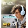 imageEdifier W820NB Plus Hybrid Active Noise Cancelling Headphones  LDAC Codec  HiRes Audio Wireless ampamp Wired  Fast Charge  49H Playtime  Over Ear Bluetooth V52 Headphones Black RenewedBlue