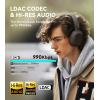 imageEdifier W820NB Plus Hybrid Active Noise Cancelling Headphones  LDAC Codec  HiRes Audio Wireless ampamp Wired  Fast Charge  49H Playtime  Over Ear Bluetooth V52 Headphones Black RenewedBlack