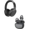 imageEdifier W80 Over Ear Headphones Black R1 OpenEar True Wireless Earbuds Gray