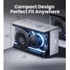 imageEdifier QD25 Bluetooth Speaker  Portable Desktop Audio 25W RMS Dynamic Sound HiRes Audio Splendid Light Effects 15H Playtime Bluetooth 60 Wireless Stereo Pairing BlackWhite